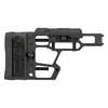 El MDT SRS-X Elite Buttstock ofrece ajuste sin herramientas, comodidad mejorada y compatibilidad con chasis XTN, ideal para competición o confort.